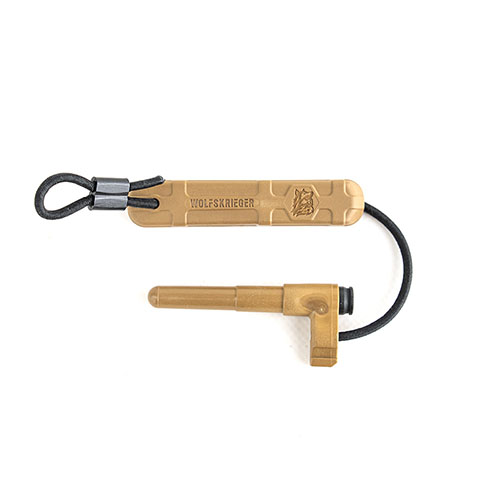 The Teiwaz Rapid Chamber Flag offers visible safety and dust protection, allowing use with a loaded magazine for quick transition from safe to ready.
